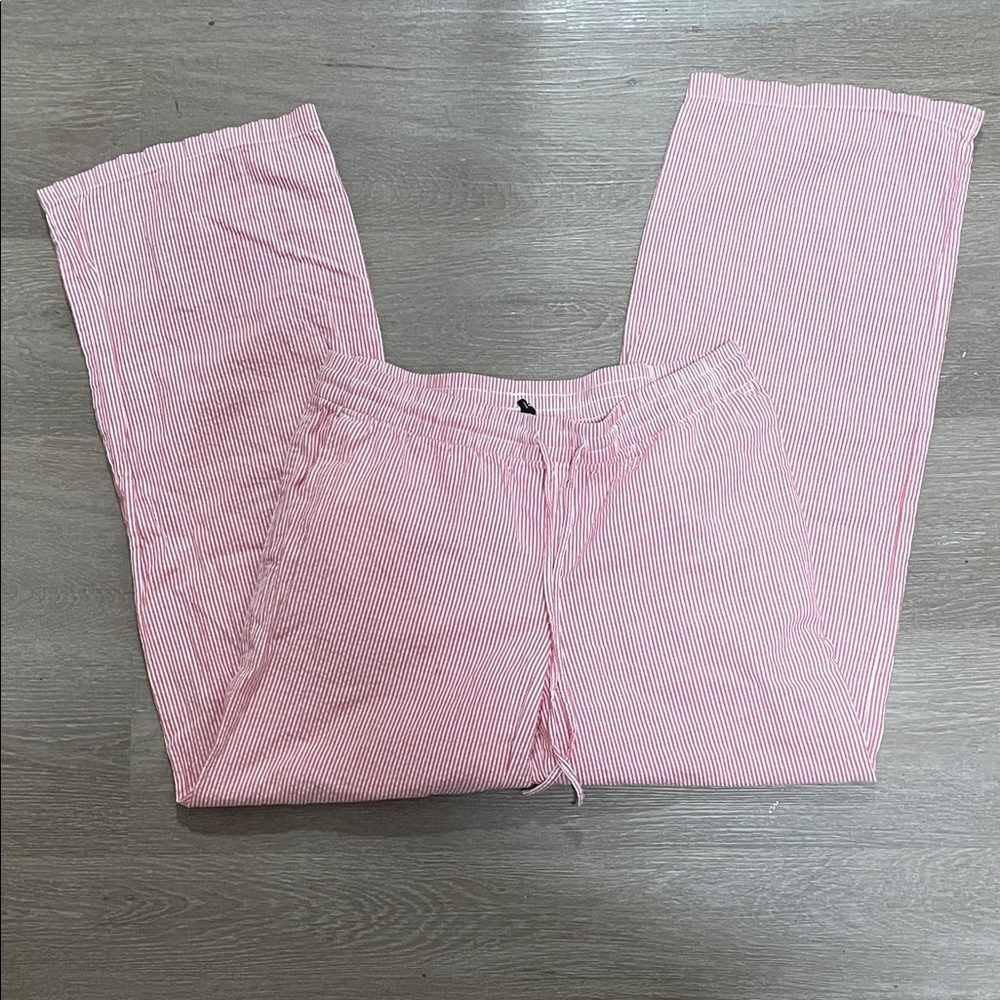 Pink Striped Lounge Pants